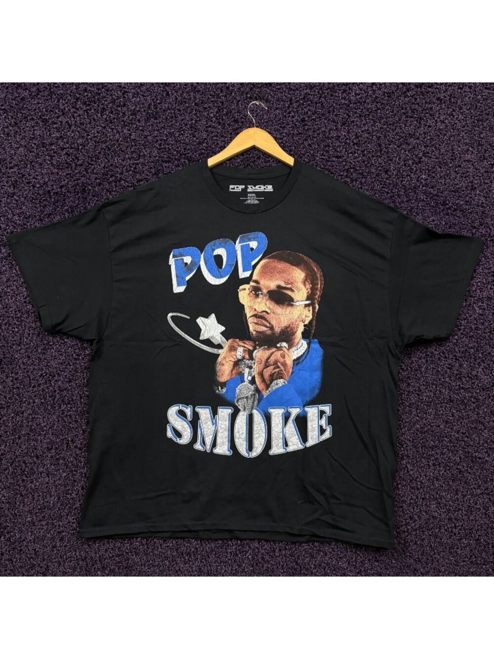 Pop Smoke Shoot for the Stars Aim for the Moon T-Shirt XXXL